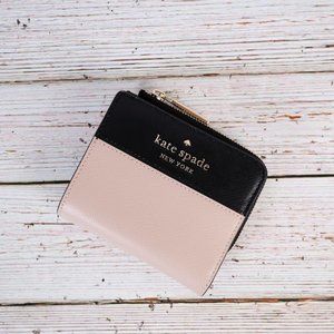 NWT Kate Spade Staci L-zip Bifold Wallet